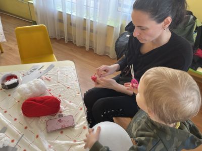 Работилничка за мартенички в група „Слънчице“ - ДГ 59 Елхица - София