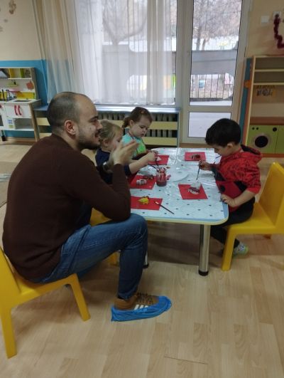 коледна работилничка  - ДГ 59 Елхица - София